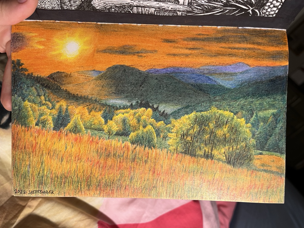 Dreamy sunset